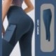 Yoga Pants With Pockets Women Plus Size Gym Leggings women Tummy Control Jogging Tights Female Fitness Pants Seamless High Waist