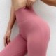 Big Letter Printed Women Sport Pants High Elastic Waist Gym Seamless 94% Nylon Yoga Leggings Running Fitness Pant