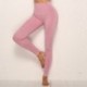 Seamless Dotted Hollow Out Gym Leggings Women Yoga Pants Workout Clothing High Waist Mesh-layer Sexy Tights Activewear